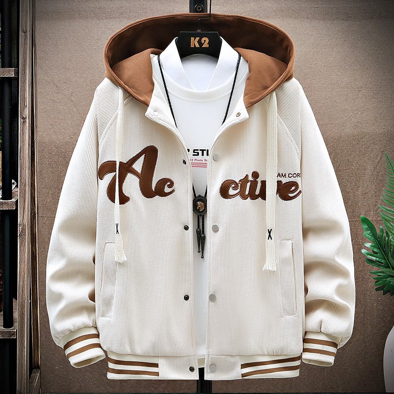 Zazzle Haven Youth Baseball Jacket - Spring & Autumn Hooded Jacket