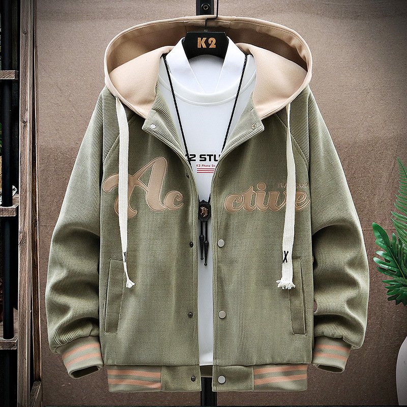 Zazzle Haven Youth Baseball Jacket - Spring & Autumn Hooded Jacket