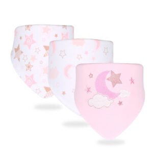 Zazzle Haven Baby Feeding Bib Ruffle Infants Saliva Towel Soft Cotton Burp Cloth