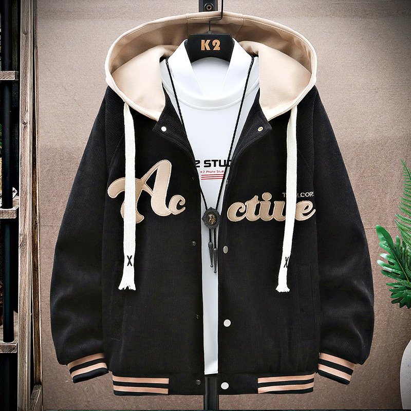 Zazzle Haven Youth Baseball Jacket - Spring & Autumn Hooded Jacket