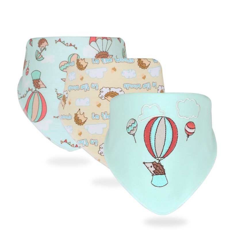 Zazzle Haven Baby Feeding Bib Ruffle Infants Saliva Towel Soft Cotton Burp Cloth