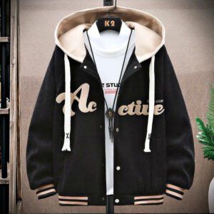Zazzle Haven Youth Baseball Jacket - Spring & Autumn Hooded Jacket