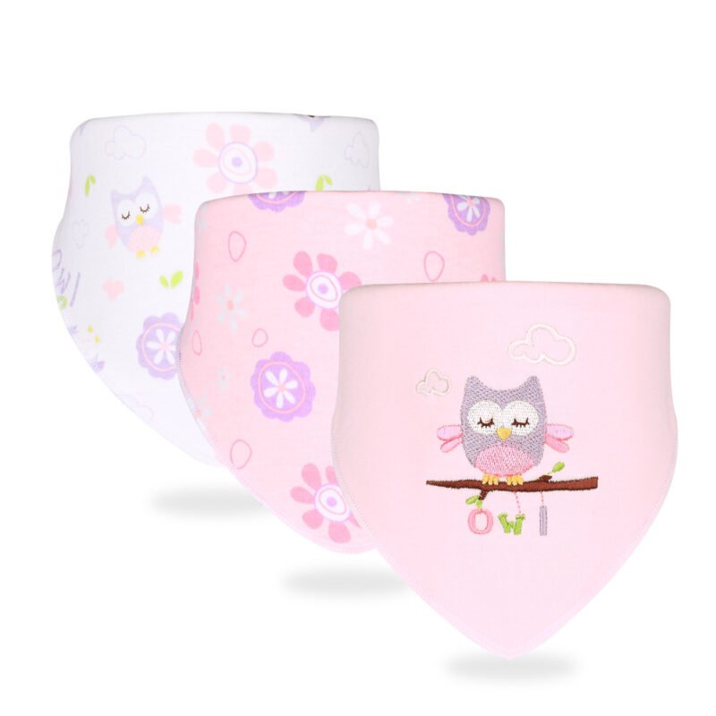 Zazzle Haven Baby Feeding Bib Ruffle Infants Saliva Towel Soft Cotton Burp Cloth