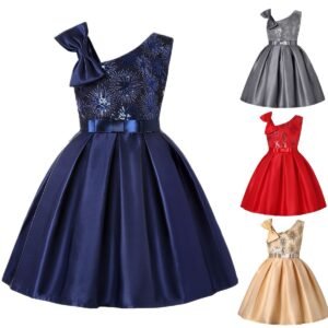 New Girl's Party Sequins Dress | Sparkling and Stylish Dress for Special Occasions
