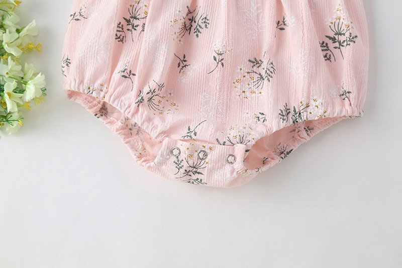 Girl's Flying Sleeve One-Piece Romper | Stylish and Comfortable Suit for Kids