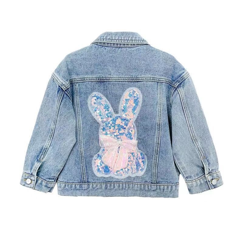 Girls' Denim Jacket | Button-Down Jeans Jacket for Kids