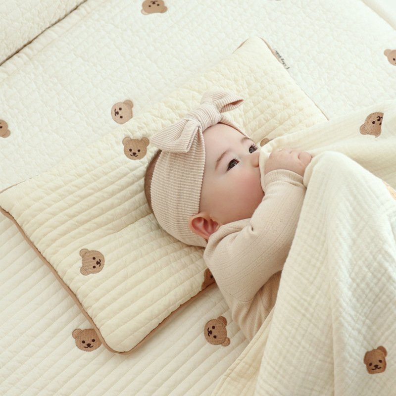 Zazzle Haven Baby Breathable Sweat-Absorbing Flat Head Shaping Pillow - Comfortable Infant Support