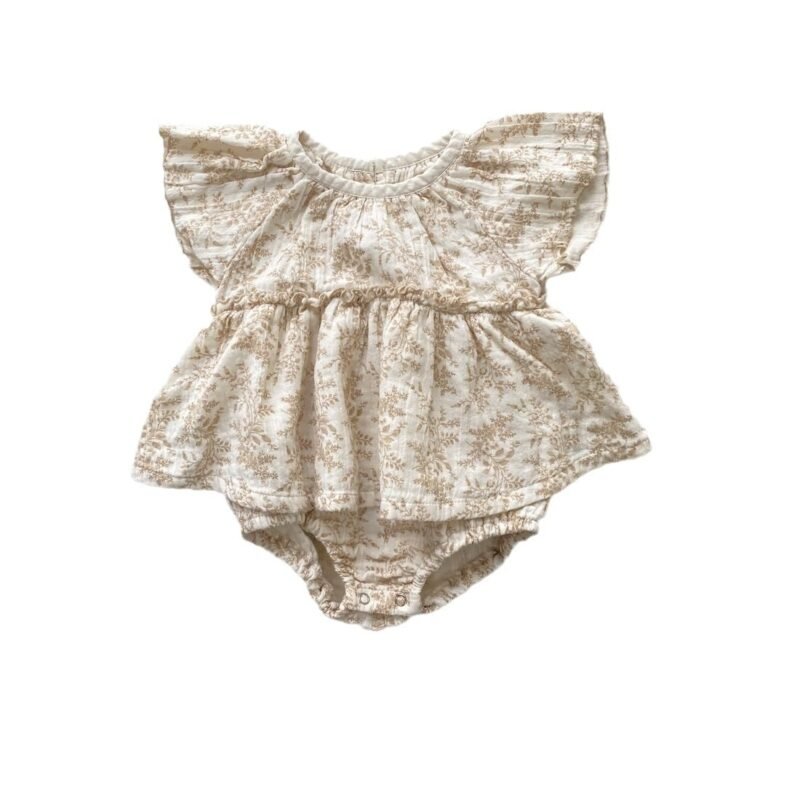 Onesie Baby Crepe Printed Rompers - Soft & Stylish Baby Romper for Comfort