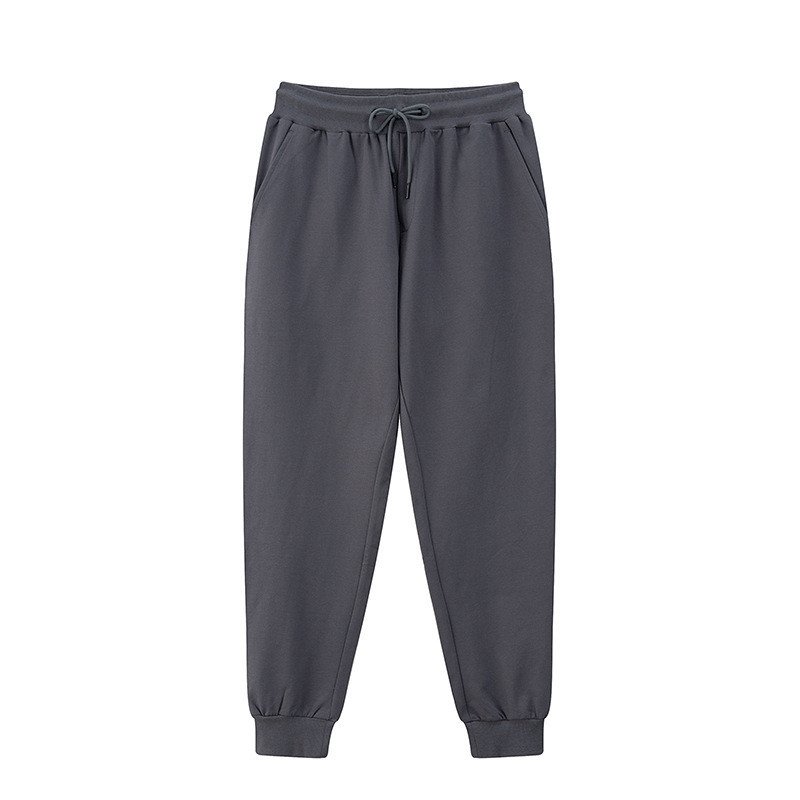 Cotton Minimalist Sports Embroidered Loose Fitting Outdoor Trousers – Breathable & Stylish