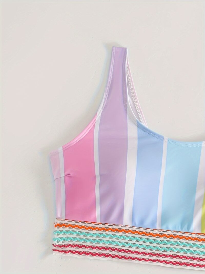 Women's Sports Casual Striped Bikini – Stylish & Comfortable Swimwear