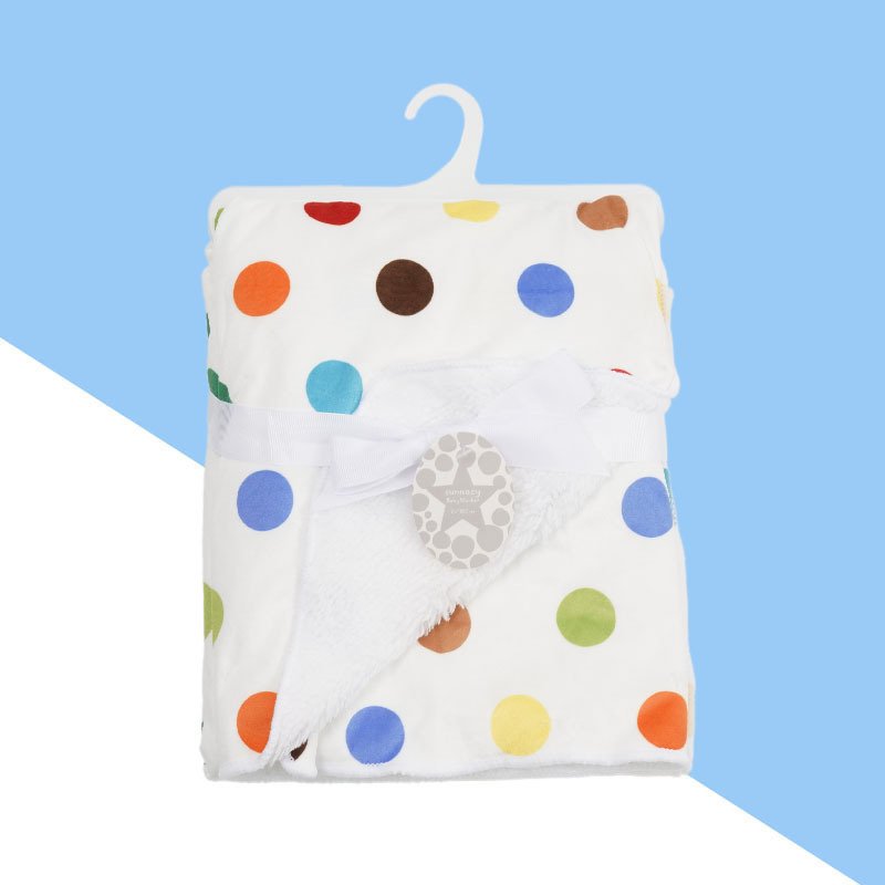 Babies Woolen Blanket - Double-Layer Super Soft Plush Blanket for Cozy Comfort