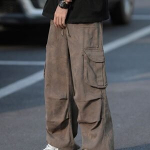 Camouflage Workwear Pants – Men's Wide Leg Trousers for Durable & Stylish Workwear