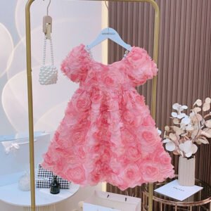 Baby's Western Style Three-Dimensional Cut Flower Skirt – Cute and Stylish Baby Skirt