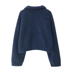 Thermal Faux Fur Coat for Women - Temperament Zip Cardigan Tops