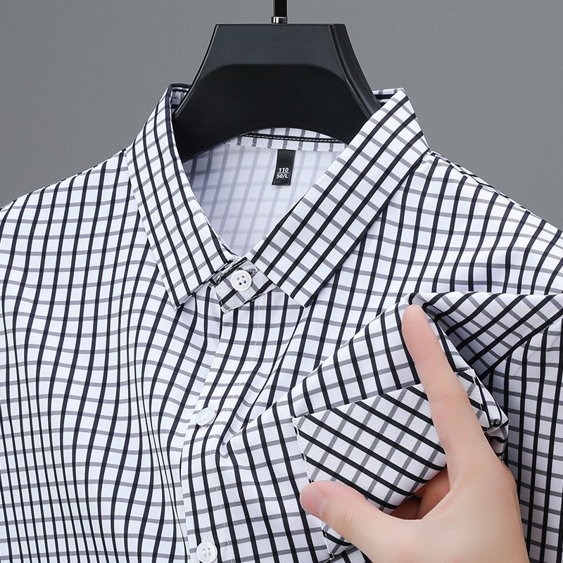 Long Sleeve Plaid Shirt for Men - Stylish and Comfortable Checkered Shirt