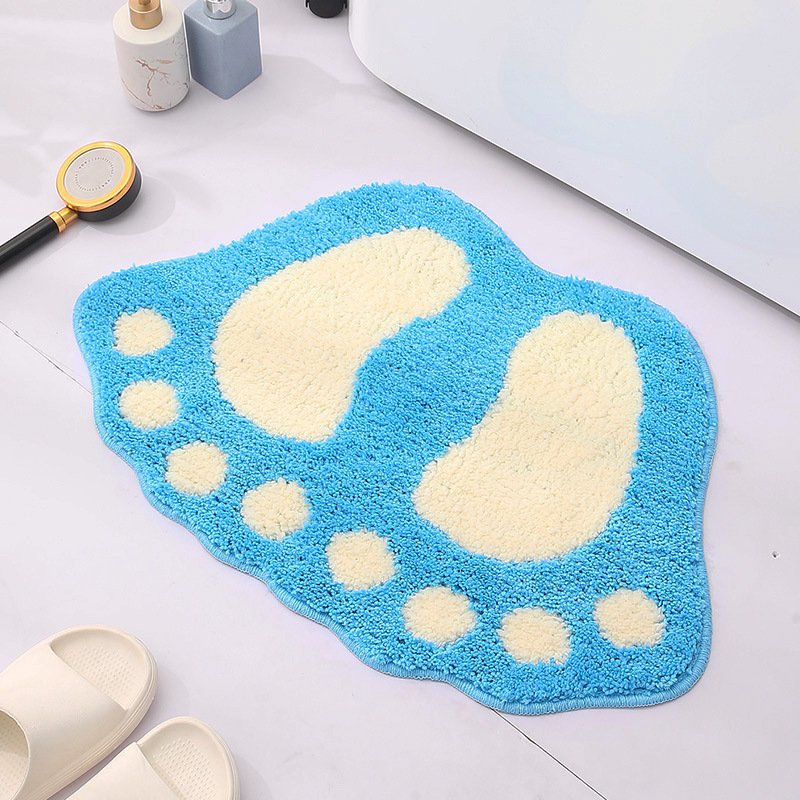 Home Bathroom Anti-Slip Absorbent Foot Mats – Non-Slip, Quick Dry Bath Rug