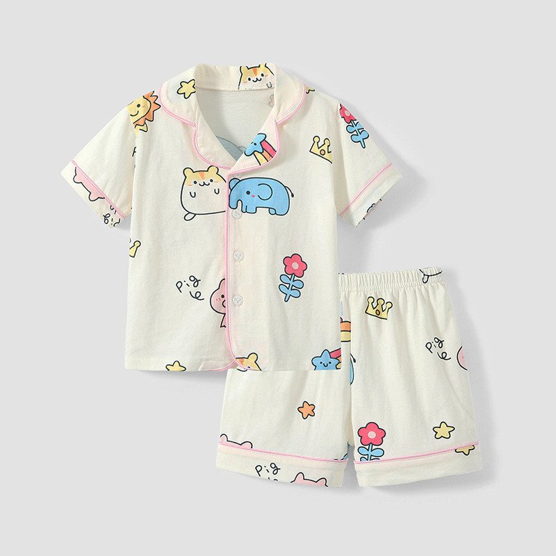 Kids Air Conditioning Pajama Set | Comfortable Cardigan Homewear