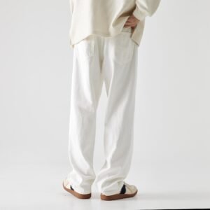 Fashion Personality Men's All-Matching Straight Trousers – Stylish & Versatile Fit