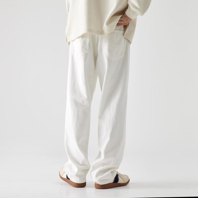 Fashion Personality Men's All-Matching Straight Trousers – Stylish & Versatile Fit