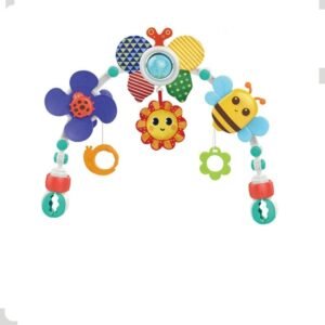 Baby Carriage Pendant Bed Bell - Crib Hanging Toy for Nursery Decoration
