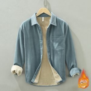 Fleece-Lined Trendy Loose Top for Men – Cozy & Stylish Casual Wear