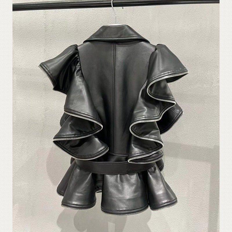 Sheepskin Leather Vest | Heavy Work Sheepskin Jacket for Women