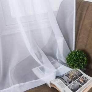 Modern Simple Thickened Solid Thin Window Gauze – Elegant & Light Filtering Curtains
