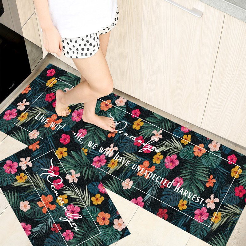 Bathroom Absorbent & Kitchen Floor Mats – Non-Slip Door Mats for Home