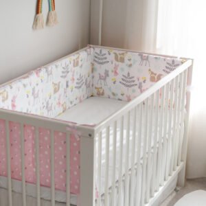 Baby Bed Fence Anti-Collision Block - Soft Cloth Bed Safety Barrier
