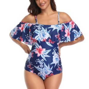 Printed Maternity Swimsuit - Stylish & Comfortable Pregnancy Swimwear