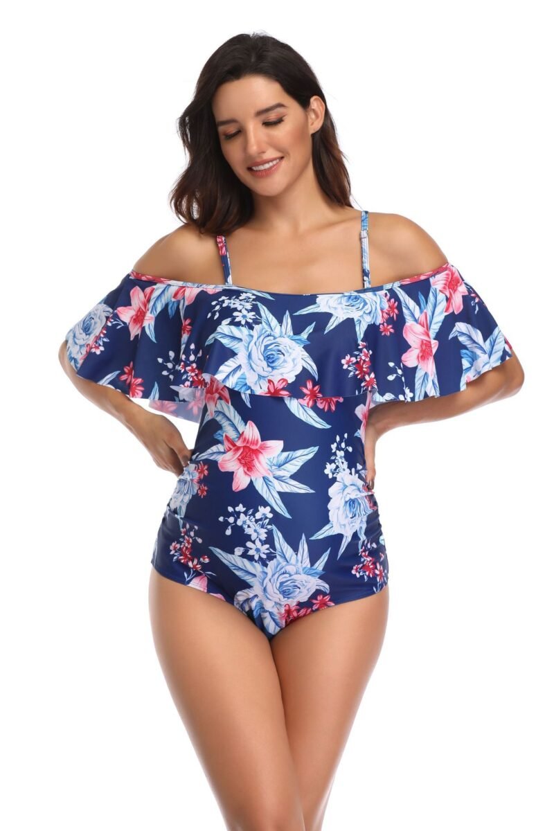Printed Maternity Swimsuit - Stylish & Comfortable Pregnancy Swimwear