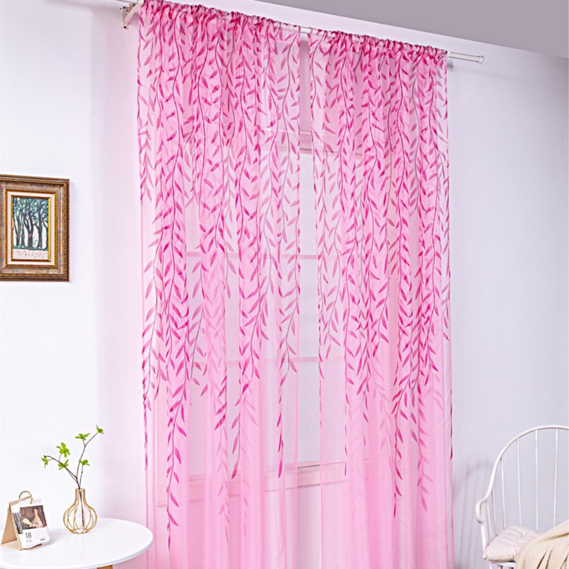 Inverted Willow Wicker Offset Printing Curtains – Stylish Window Screens for Living Room & Balcony