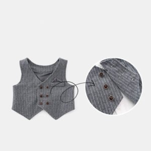 Fashion Gentleman Long Sleeve Baby Suit | Stylish and Elegant Baby Outfit