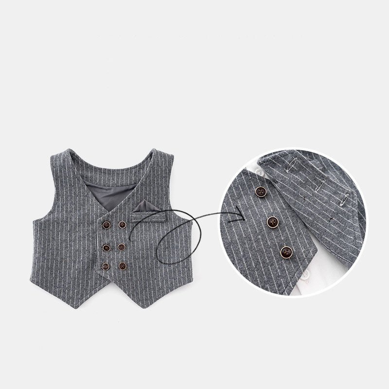 Fashion Gentleman Long Sleeve Baby Suit | Stylish and Elegant Baby Outfit