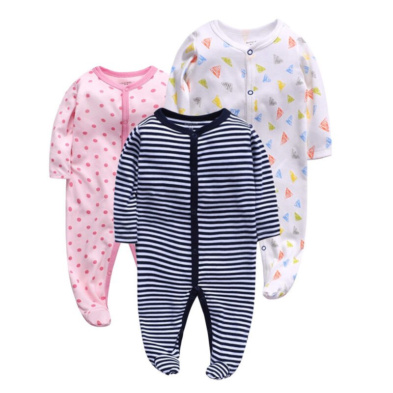 Baby Cotton Print Jumpsuit - Soft & Stylish One-Piece Outfit for Infants