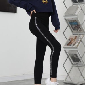 High Waist Nine-Point Pants- Stylish & Comfortable