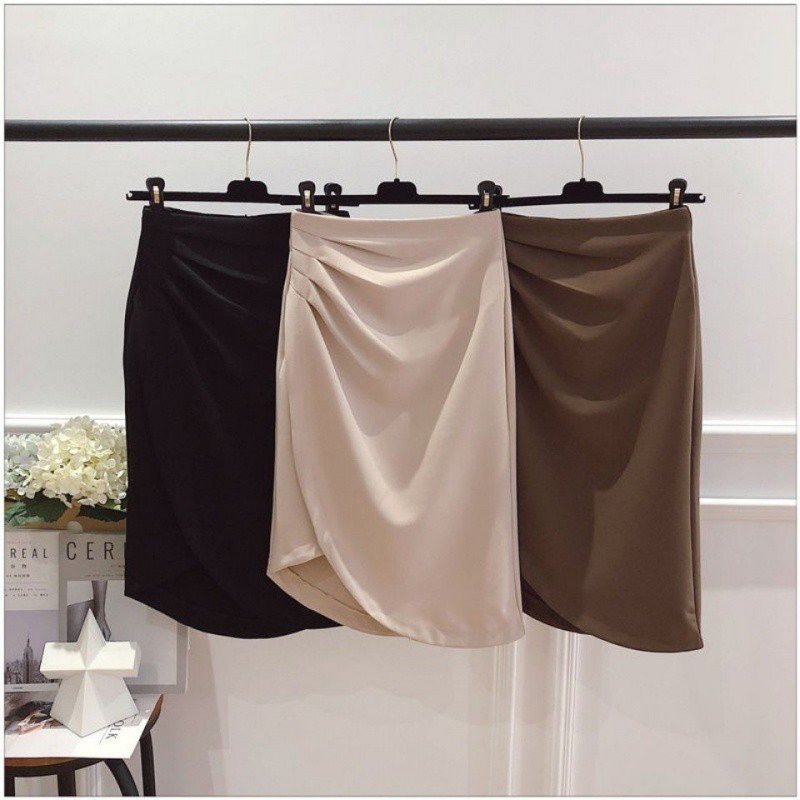 Sexy Pleated High Waist Slimming Sheath Skirt - Look Taller & Chic