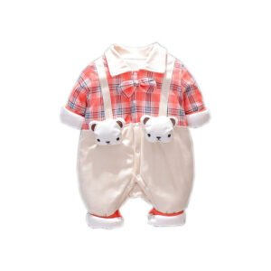 Check Panel Bodysuit - Stylish & Comfortable Outfit for Babies
