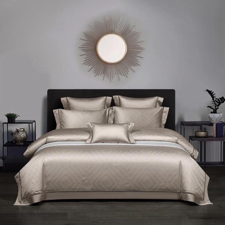 European Jacquard Four-Piece Satin Bedding – Luxurious and Elegant Bedding Set