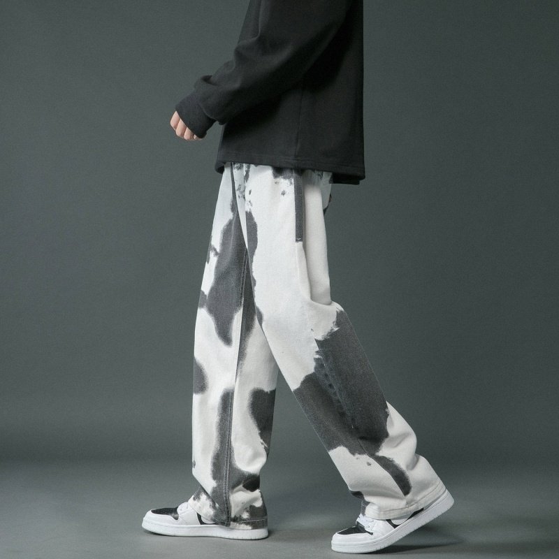 Dyed Denim Straight Leg Pants for Boys – Trendy & Comfortable Casual Wear