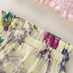 Baby Summer Sleeveless Sling Cotton Linen Suit – Cool & Comfortable Outfit for Hot Weather