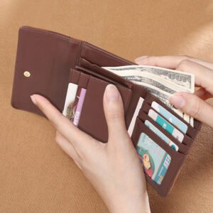 Long Leather Purse - Large Capacity & High-End Design for Girls