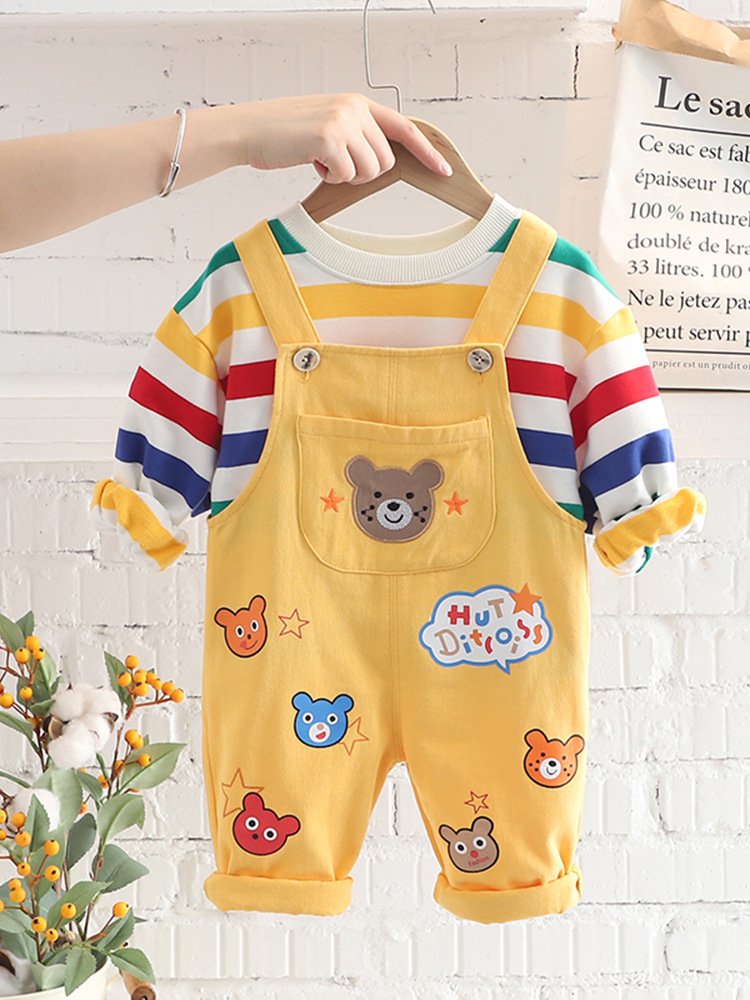 Boy's Top Overalls Suit | Stylish & Comfortable Kids' Outfit