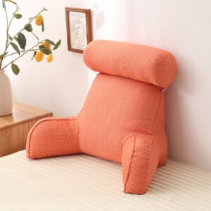 Large Backrest with Arm Neck Pillow – Comfortable Support for Sofa and Bed