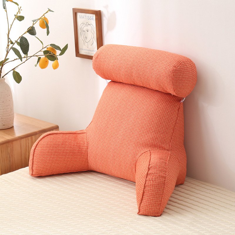 Large Backrest with Arm Neck Pillow – Comfortable Support for Sofa and Bed