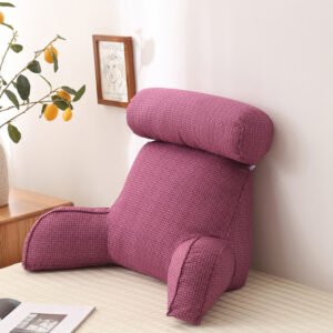Large Backrest with Arm Neck Pillow – Comfortable Support for Sofa and Bed