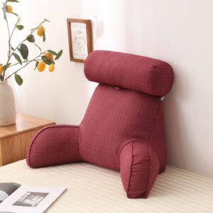 Large Backrest with Arm Neck Pillow – Comfortable Support for Sofa and Bed