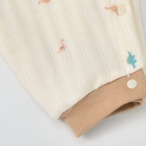 Baby Onesie - Autumn Grain Bear Long Sleeves, Three-Layer Warm Outfit
