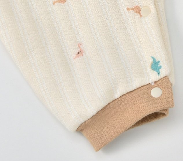 Baby Onesie - Autumn Grain Bear Long Sleeves, Three-Layer Warm Outfit