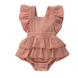 Children's New Flying Sleeve Triangle Climbing Clothes – Stylish Girls Clothing for Active Kids